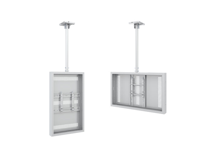 Multibrackets M Pro Series Enclosure 43" Ceiling Small White Signage Display Enclosures Multibrackets