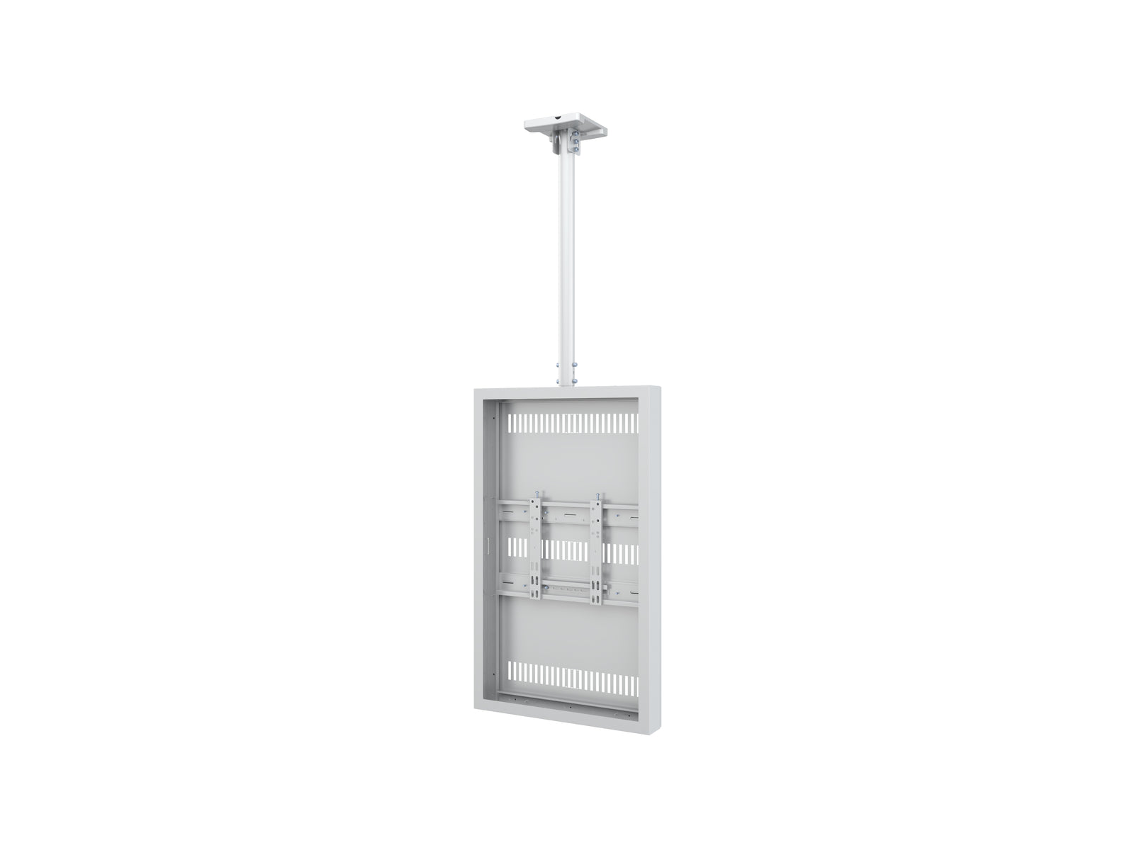 Multibrackets M Pro Series Enclosure 43" Ceiling Small White Signage Display Enclosures Multibrackets
