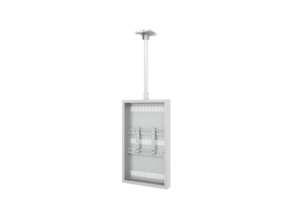 Multibrackets M Pro Series Enclosure 43" Ceiling Small White Signage Display Enclosures Multibrackets