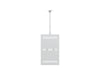 Multibrackets M Pro Series Enclosure 43" Ceiling Small White Signage Display Enclosures Multibrackets