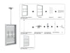 Multibrackets M Pro Series Enclosure 43" Ceiling Small White Signage Display Enclosures Multibrackets