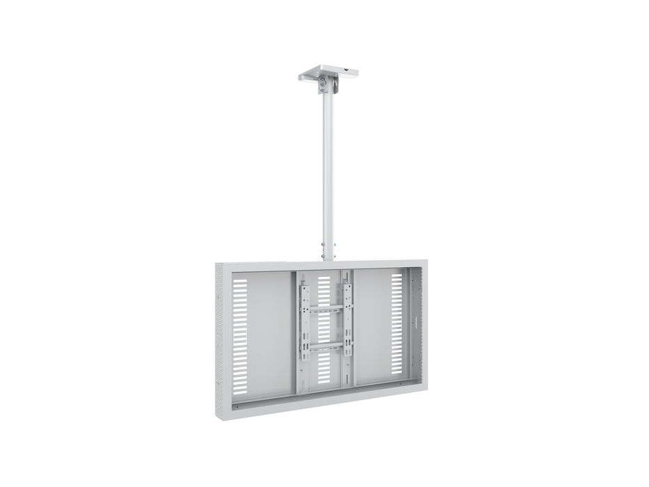Multibrackets M Pro Series Enclosure 43" Ceiling Small White Signage Display Enclosures Multibrackets