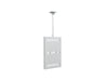 Multibrackets M Pro Series Enclosure 43" Ceiling Small White Signage Display Enclosures Multibrackets