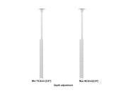 Multibrackets M Pro Series Enclosure 43" Ceiling Small White Signage Display Enclosures Multibrackets