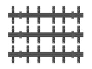 Multibrackets MBW3x3UP Push In Pop Out M Wallmount Pro - (32" - 55") Wall Mount Bracket Multibrackets