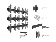 Multibrackets MBW3x3UP Push In Pop Out M Wallmount Pro - (32" - 55") Wall Mount Bracket Multibrackets