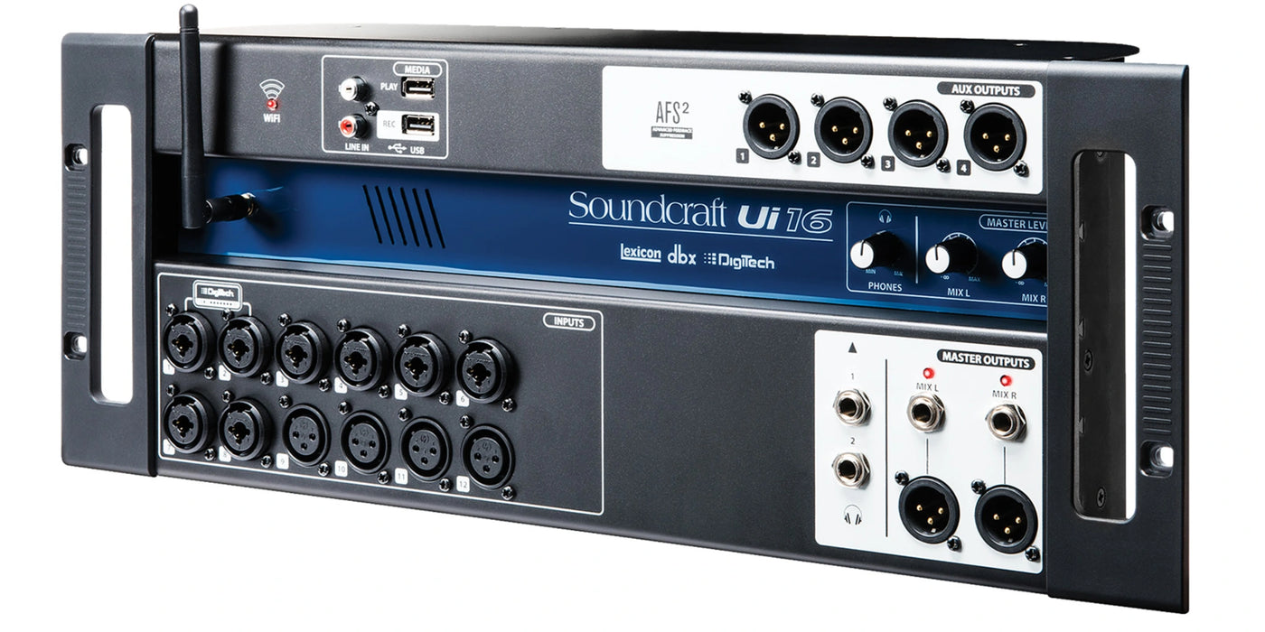 Soundcraft Ui16 16-Channel Digital Mixer With Wireless Control | 5056221 Audio Mixer Soundcraft