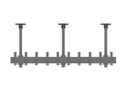 Multibrackets 0.8m Tilt 27"-32" Pro Series Portrait Menu Board Ceiling Mount For 5 Screens Ceiling Mount Bracket Multibrackets