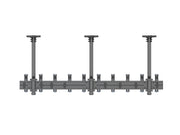 Multibrackets 0.8m Tilt 27"-32" Pro Series Portrait Menu Board Ceiling Mount For 5 Screens Ceiling Mount Bracket Multibrackets