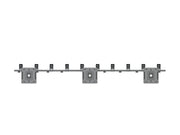 Multibrackets 0.8m Tilt 27"-32" Pro Series Portrait Menu Board Ceiling Mount For 5 Screens Ceiling Mount Bracket Multibrackets