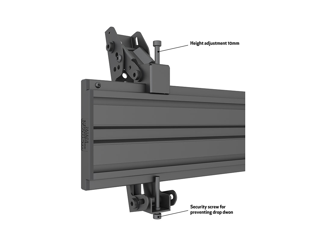 Multibrackets 0.8m Tilt 27"-32" Pro Series Portrait Menu Board Ceiling Mount For 5 Screens Ceiling Mount Bracket Multibrackets