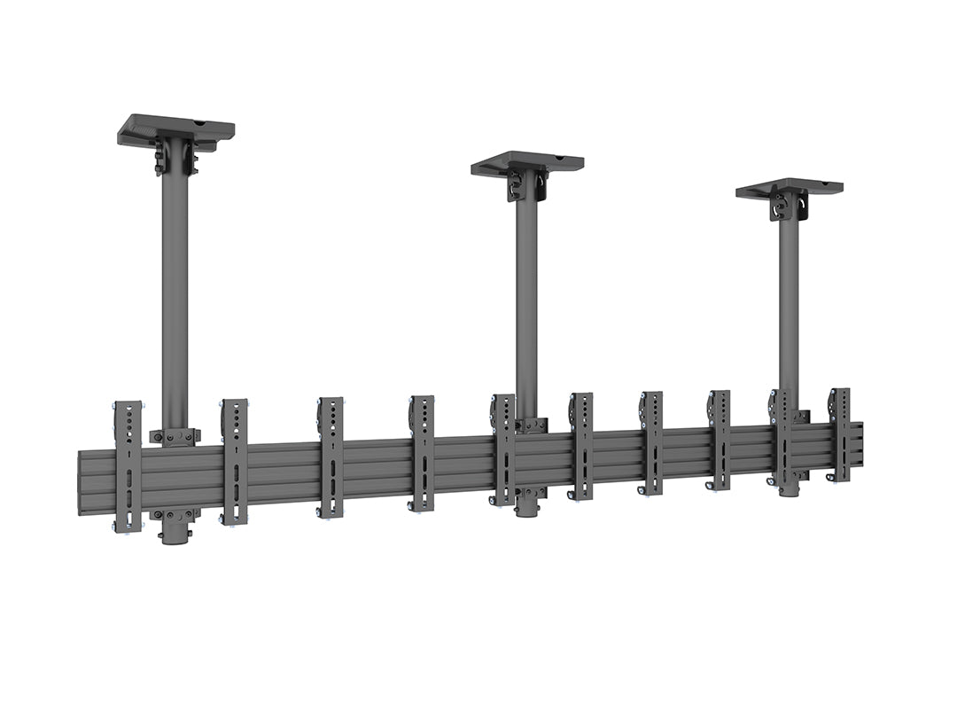 Multibrackets 0.8m Tilt 27"-32" Pro Series Portrait Menu Board Ceiling Mount For 5 Screens Ceiling Mount Bracket Multibrackets
