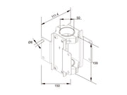 Multibrackets M Pro Series Dual Pole Clamp Mounting Accessory Multibrackets