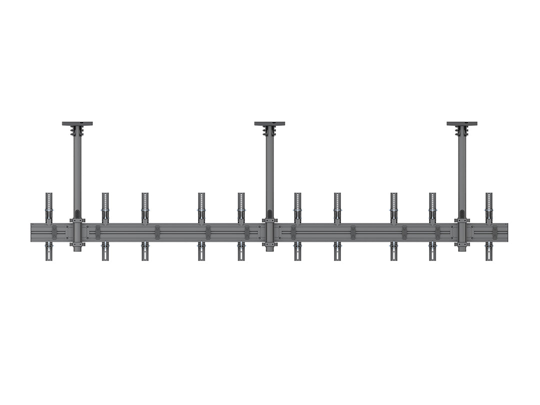 Multibrackets 0.8m Tilt 32"-55" Pro Series Portrait Menu Board Ceiling Mount For 5 Screens Ceiling Mount Bracket Multibrackets