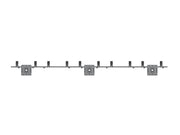 Multibrackets 0.8m Tilt 32"-55" Pro Series Portrait Menu Board Ceiling Mount For 5 Screens Ceiling Mount Bracket Multibrackets