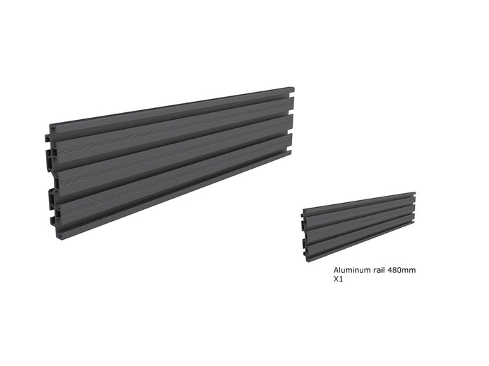 Multibrackets M Pro Series Single Screen Rail - 48cm Mounting Accessory Multibrackets