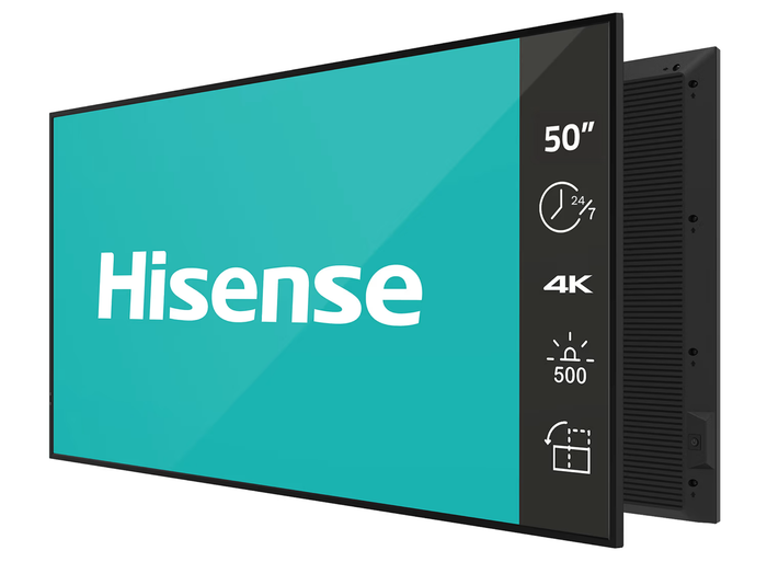 Hisense 50DM66E 50” 4K Ultra HD IPS Digital Signage Display Digital Signage Display Hisense