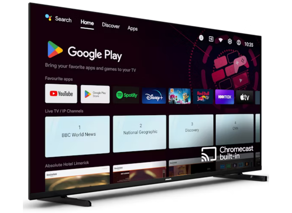 Philips 50HFL4518U/12 50" 4K UHD Professional Hospitality TV with Google Cast™ Hotel TV Philips