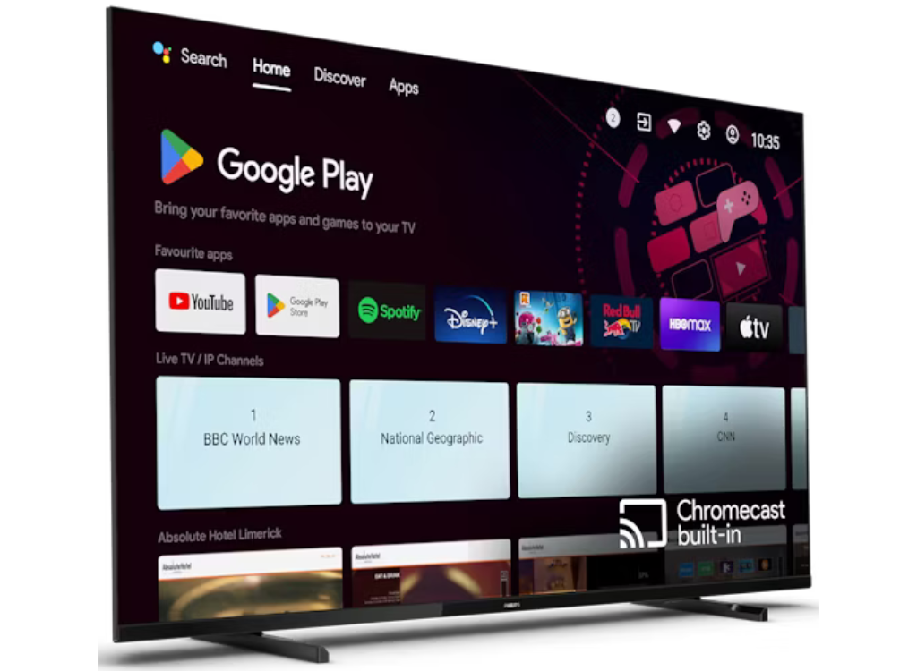 Philips 50HFL4518U/12 50" 4K UHD Professional Hospitality TV with Google Cast™ Hotel TV Philips