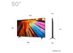 LG 50UT80006LA 50" 4K Ultra HD WebOS 24 Smart TV Commercial TV LG
