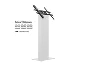 Multibrackets M Pro Series 15-32" Digital Signage Kiosk - Black Floor Stand Multibrackets