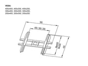 Multibrackets M Pro Series Kiosk VESA Adapter - 200/300/400 Floor Stand Multibrackets