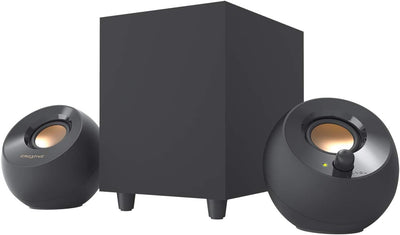 Creative Labs Pebble Plus 2.1 Channels Compact Speakers with Subwoofer Black | 51MF0480AA000 PC Speaker Creative Labs