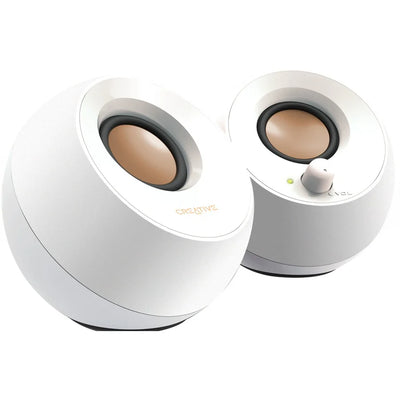 Creative Labs Pebble 2.0 Compact USB Speakers White | 51MF1680AA001 PC Speaker Creative Labs