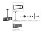 Multibrackets M Pro Series Enclosure 37" Ceiling Small Black Signage Display Enclosures Multibrackets