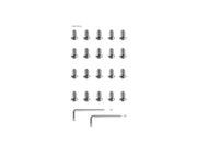 Multibrackets M Pro Series - Anti Theft Screws Pack Enclosures/Casings Mounting Accessory Multibrackets