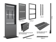 Multibrackets M Pro Series Floorbase Enclosure Totem Covered - 55" Floor Stand Multibrackets