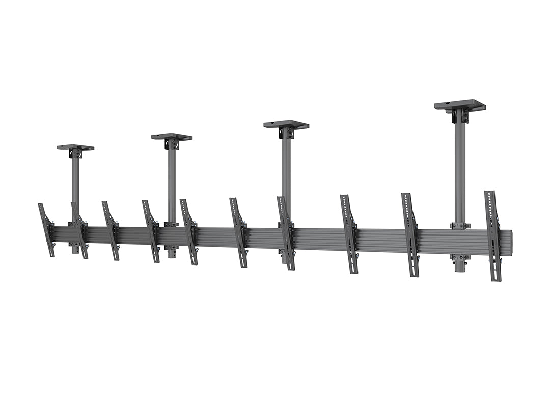 Multibrackets 0.8m Tilt 40"-65" Pro Series Menu Board Ceiling Mount For 5 Screens Ceiling Mount Bracket Multibrackets