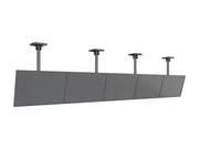 Multibrackets 0.8m Tilt 40"-65" Pro Series Menu Board Ceiling Mount For 5 Screens Ceiling Mount Bracket Multibrackets