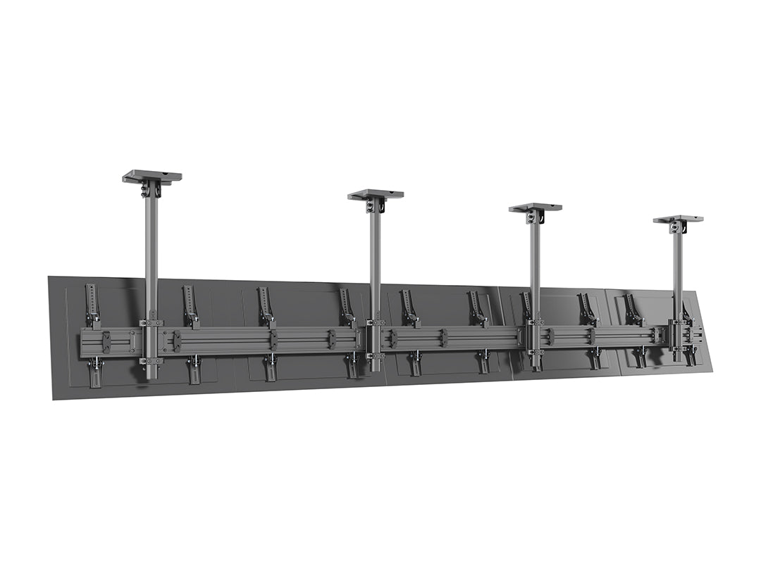 Multibrackets 0.8m Tilt 40"-65" Pro Series Menu Board Ceiling Mount For 5 Screens Ceiling Mount Bracket Multibrackets