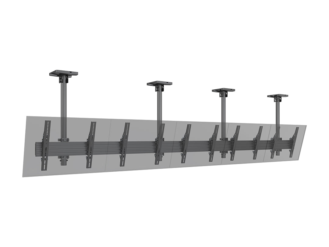 Multibrackets 0.8m Tilt 40"-65" Pro Series Menu Board Ceiling Mount For 5 Screens Ceiling Mount Bracket Multibrackets