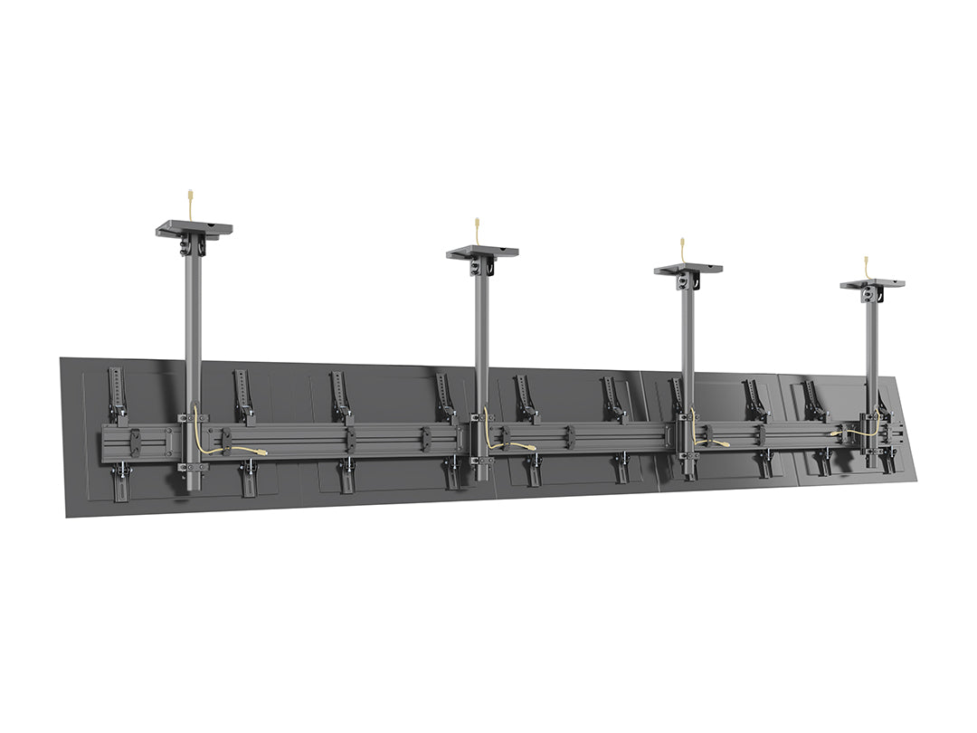 Multibrackets 0.8m Tilt 40"-65" Pro Series Menu Board Ceiling Mount For 5 Screens Ceiling Mount Bracket Multibrackets