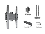 Multibrackets MBW1UP Fixed M Wallmount Pro - (40"-100") Wall Mount Bracket Multibrackets