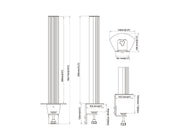 Multibrackets M Pro Series Monitorstand Column - 38cm Mounting Accessory Multibrackets
