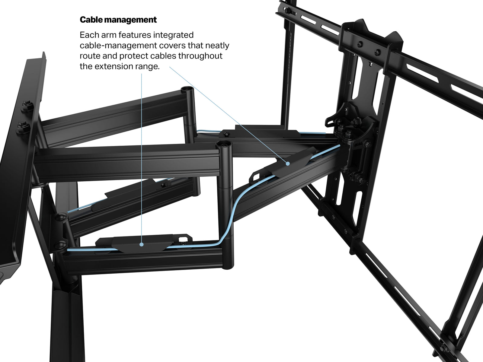 Multibrackets M Universal Flexarm Pro TV Wall Mount - 55" to 85" Screen Wall Mount Bracket Multibrackets