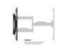 Multibrackets M Universal Flexarm Pro TV Wall Mount - 55" to 85" Screen Wall Mount Bracket Multibrackets