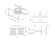 Multibrackets M Universal Flexarm Pro TV Wall Mount - 55" to 85" Screen Wall Mount Bracket Multibrackets