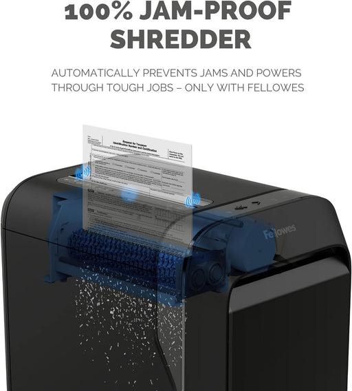 Fellowes LX Series Powershred LX220 Paper Shredder Black | 5502601 Paper Shredder Fellowes