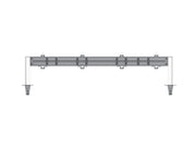 Multibrackets MBDM4x1U M Deskmount Column Pro 4x1 - (15"-32") Mounting Accessory Multibrackets