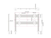 Multibrackets MBDM2x2U M Deskmount Column Pro 2x2 - (15"-32") Mounting Accessory Multibrackets