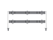 Multibrackets MBDM3x2U M Deskmount Column Pro 3x2 - (15"-32") Mounting Accessory Multibrackets