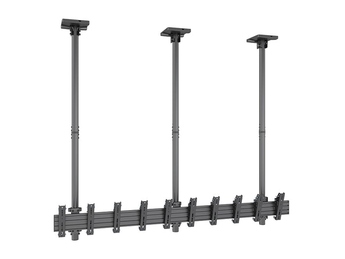 Multibrackets 27"-32" – 155 cm Pole Ceiling Mount for 5 Portrait Screens Ceiling Mount Bracket Multibrackets