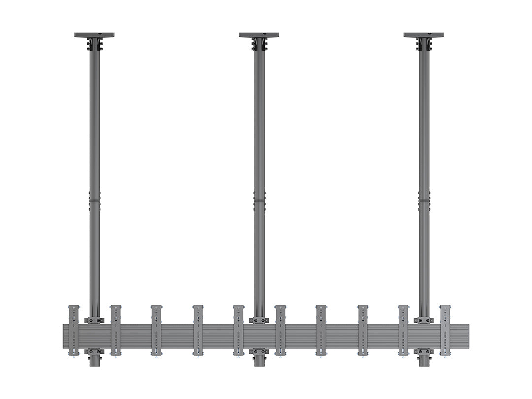 Multibrackets 27"-32" – 155 cm Pole Ceiling Mount for 5 Portrait Screens Ceiling Mount Bracket Multibrackets