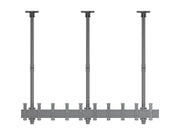 Multibrackets 27"-32" – 155 cm Pole Ceiling Mount for 5 Portrait Screens Ceiling Mount Bracket Multibrackets