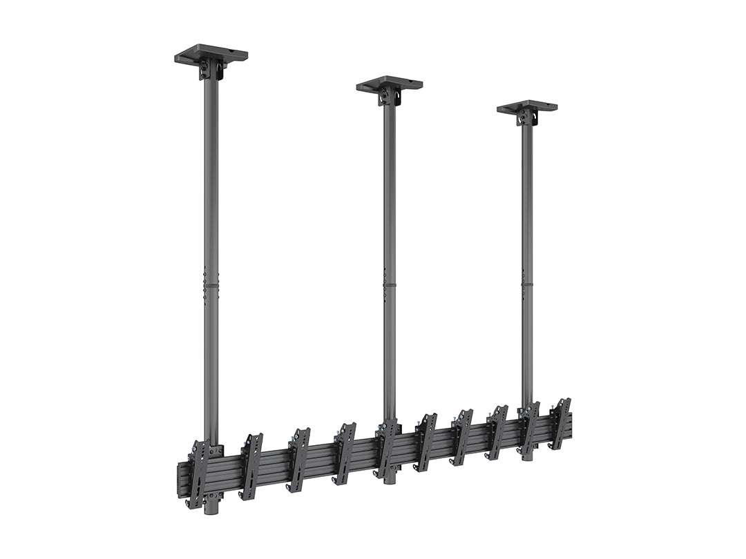 Multibrackets 27"-32" – 155 cm Pole Ceiling Mount for 5 Portrait Screens Ceiling Mount Bracket Multibrackets