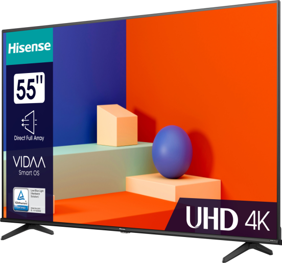 Hisense 55A6KTUK 55" Smart 4K Ultra HD HDR LED TV TV Hisense